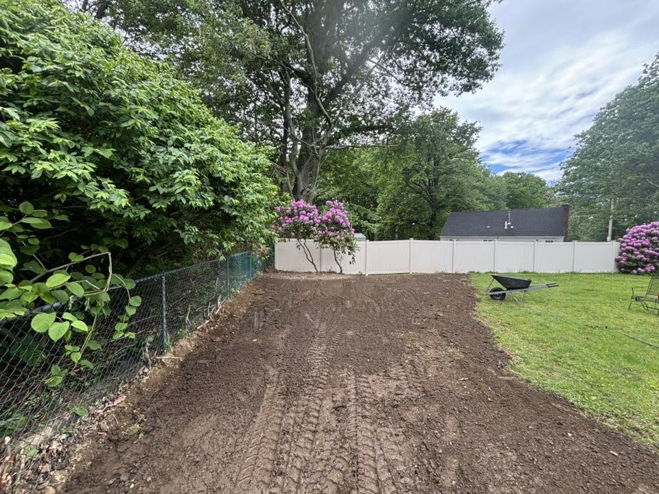 Site cleared after Japanese knotweed excavation — Auburn, MA